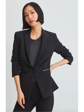 Veronica Beard Iconic Scuba Dickey Jacket Black